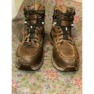 GEORGIA BOOT Men's 6" DuraBlend  Nano Composite Toe Waterproof Work Boot 11m